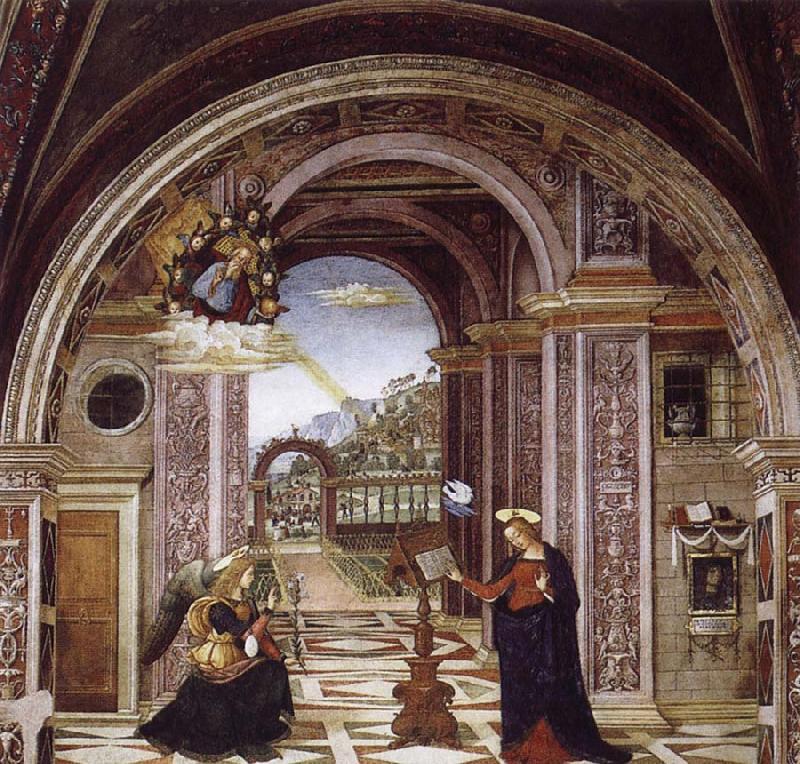 Bernardino Pinturicchio Bernardino Pinturicchio the Verkundigung
